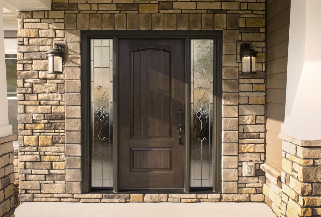 This hinged entry door in Buffalo, NY from Provia is a beautiful example.